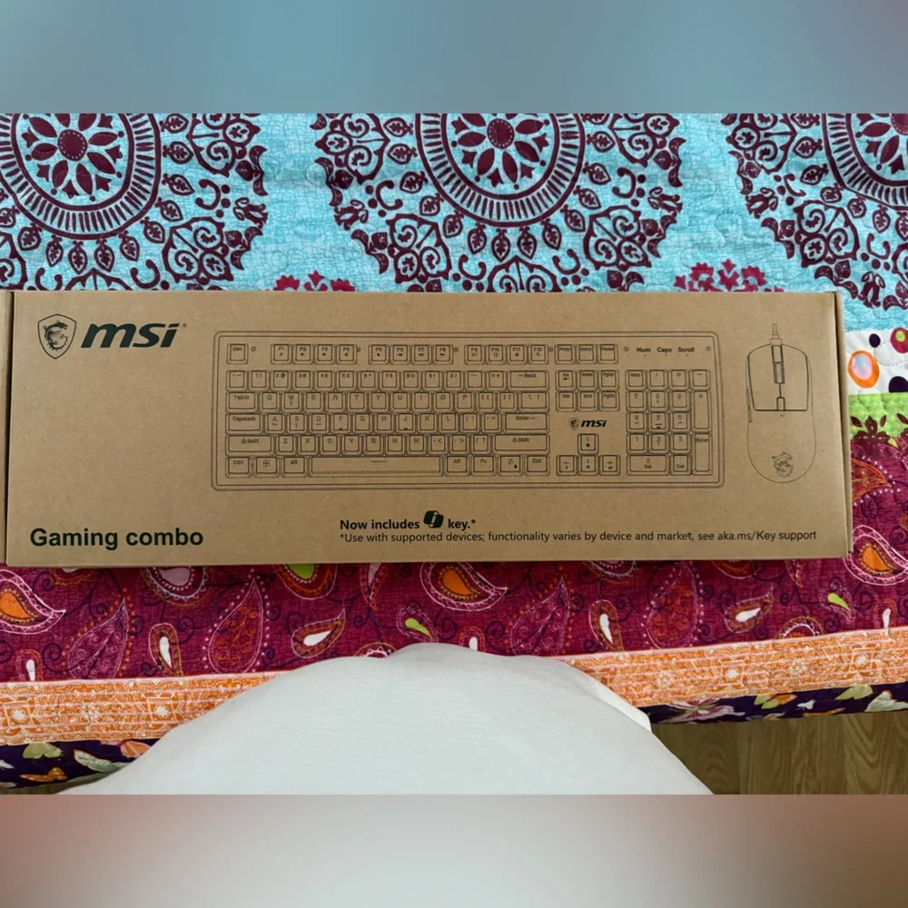 MSI Gaming Keyboard and Mouse Combo - Black and Brown